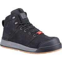 Hard Yakka 3056 Lace Zip Safety Boot Size 8 34688-59336-07