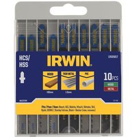 Irwin 10 Piece Assorted T Shank Jigsaw Blade Set