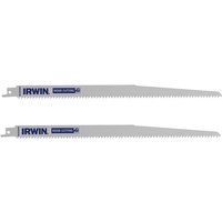 Irwin® IW1016304 Sabre Saw Blade Coarse Wood Cutting 305Mm Pack Of 2