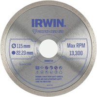 Irwin® IW8087101 Continuous Rim Diamond Blade 115 X 22.23Mm
