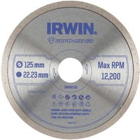 Irwin® IW8087102 Continuous Rim Diamond Blade 125 X 22.23Mm