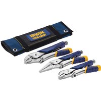Irwin® Vise-Grip® T76KBT Fast Release™ Locking Pliers Set Of 3 7R 9Ln & 10Wr