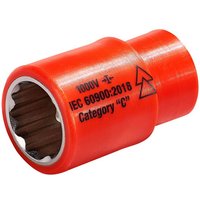 ITL 3/8" Drive Insulated Bi Hexagon Socket