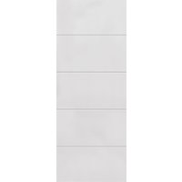 JB Kind 4 Line Horizontal White Internal Fire Door Fd30 44 X 1981 X 838