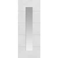 JB Kind 4 Line Horizontal White Internal Glazed Door 35 X 1981 X 762