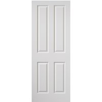 JB Kind Canterbury White Internal Fire Door - Grained Fd30 44 X 2040 X 726