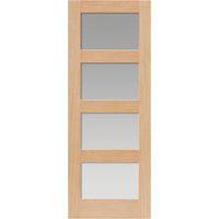JB Kind Nevis Oak Glazed Internal Door 35 X 1981 X 838