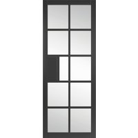 JB Kind Plaza Black Clear Glass Internal Door 35 X 1981 X 838