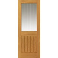 JB Kind Thames Oak Half Light Glazed Internal Door - Finished 35 X 1981 X 762