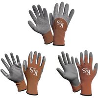 Kent & Stowe 70105485 Multi-Task Gloves - Medium Triple Pack