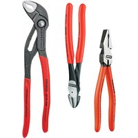Knipex 00 20 10 Power Pack High Leverage Pliers Set 3 Piece