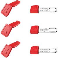 Knipex 00 63 06 Tcr Tetheredtool Clips + Colorcode Clips Red 3 Pieces Each 122Mm Pk 1 25156