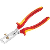 Knipex 13-66-180 SB Vde Strix Insulation Stripper With Cable Shears 180Mm