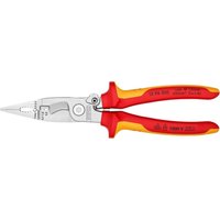 Knipex 13 96 200 Sb Pliers For Electrical Installation Insulated With Multi-Component Grips 200Mm 25886