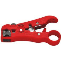 Knipex 16 60 06 Sb Wire Stripping Tool For Co-Axial And Data Cable 125Mm each 1 29777