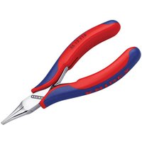 Knipex 35 12 115 SB Flat Jaw Electronics Pliers Multi-Component Grip 115Mm