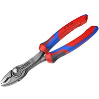 Knipex 82 02 200 SB Twingrip Slip Joint Pliers Multi-Component Grip 200Mm