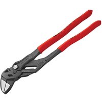 KNIPEX Pliers Wrench Pvc Grip 250Mm - 52Mm Capacity in Red