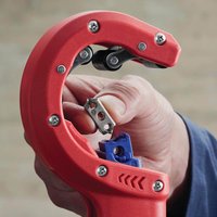 Knipex 90 23 01 Bk Dp50 Pipe Cutter For Plastic Drain Pipes 165Mm Pk 1 26078