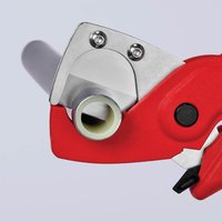 Knipex 90 25 185 Sb Pipe Cutter For Plastic Composite Pipes 185Mm Pk 1 26089