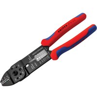 KNIPEX Crimping Pliers For Insulated Terminals & Plug Connectors in Red