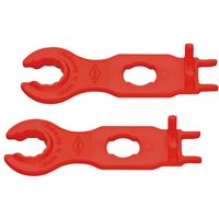 Knipex 97 49 66 2 97 49 66 2 Mounting Tool For Solar Cable Connectors Mc4 (Multi-Contact) (2 Pack)