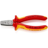 Knipex 97 68 145 A Vde Crimping Pliers For Wire Ferrules 145Mm each 1 34651