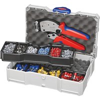 Knipex 97 90 13 Crimp Assortment For Wire Ferrules With Plastic Collars 1 X 97 90 00 1 X 97 53 18 9 X Wire Ferrule Sets Pk 1 26147
