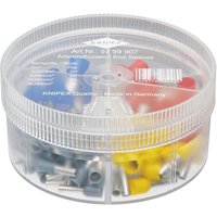 Knipex 97 99 907 Assortment Boxes With 100 Insulated Wire Ferrules 4 Parts Pk 1 26153
