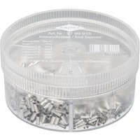 Knipex 97 99 910 Assortment Boxes With 1900 Non-Insulated Wire Ferrules 5 X Wire Pk 1 26156