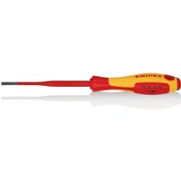 Knipex 98 20 35 Sl Vde Insulated Slotted Screwdriver 3.5 X 100Mm - Slim each 1 72380