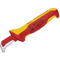 Knipex 155mm Fully Insulated Cable Dismantling Knife