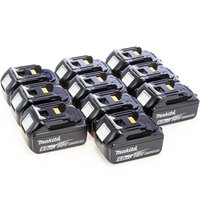 Makita Bl1860B-10 18V 6.0Ah Li-Ion Batteries X 10