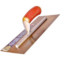 Marshalltown Gold Stainless Steel Pre-Worn Plasterers Trowel
