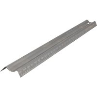 Maun 1773-012 Metal Safety Rule Imperial 12In