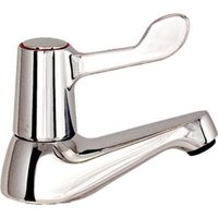 Mv 3/4in Chrome Bath Taps Straight Lever (Pr) L2