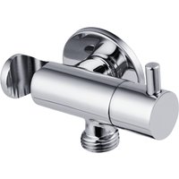 Mv Chrome Holder + Valve 1/2in For Bidet Handshower DIAS6