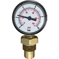 Mv Pressure Gauge 0-6 Bar 1/4 In PG6