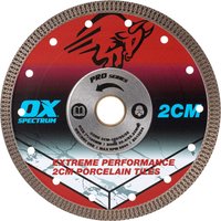 Ox Tools 2CM-180/25/22 Ox Pro 2Cm Porcelain Cutting Blade - 180/25.4/22.23Mm Each