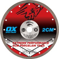 Ox Tools 2CM-230/22 Ox Pro 2Cm Porcelain Cutting Blade - 230/22.23Mm Each