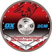 Ox Tools 2CM-300/20 Ox Pro 2Cm Porcelain Cutting Blade - 300/20Mm Each
