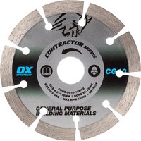 Ox Tools CG10-115/22 Contractor Diamond Blade 10Mm - General Purpose - 115/22.23Mm Each