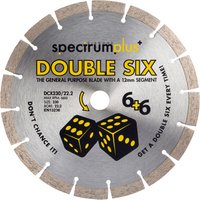 Ox Tools DCX350/25 Spectrum Plus Double Six Diamond Blade - Gp - 350/25.4Mm EA