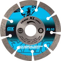 Ox Tools XL10-115/22 Ox Trade Xl-10 Segmented Diamond Blade - General Purpose - 115/22.23Mm Each