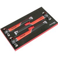 Sealey Premier 3 Piece Fibreglass Shaft Ball Pein Hammer Set