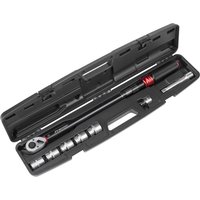 Sealey Premier Black 1/2" Drive Torque Wrench and Socket Set