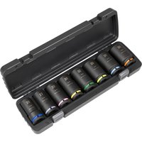 Sealey 9 Piece 3/4" Drive Deep Hexagon Impact Socket Set