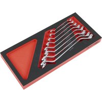 Sealey Premier 8 Piece Deep Offset Spanner Set in Module Tray