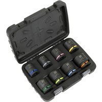 Sealey Premier 8 Piece 3/4" Drive Hexagon Impact Socket Set