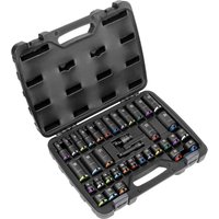 Sealey 36 Piece 3/8" Drive Colour Coded Impact Socket Set
